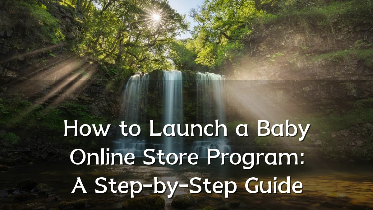 How to Launch a Baby Online Store Program: A Step-by-Step Guide