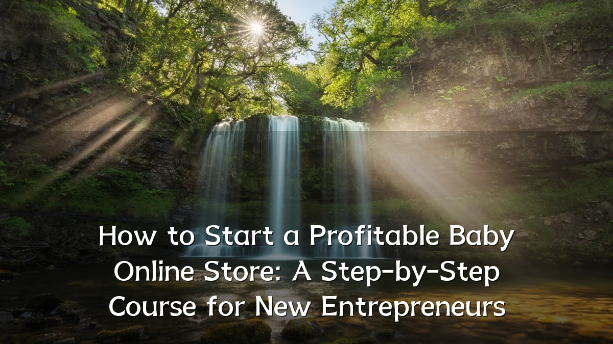 How to Start a Profitable Baby Online Store: A Step-by-Step Course for New Entrepreneurs