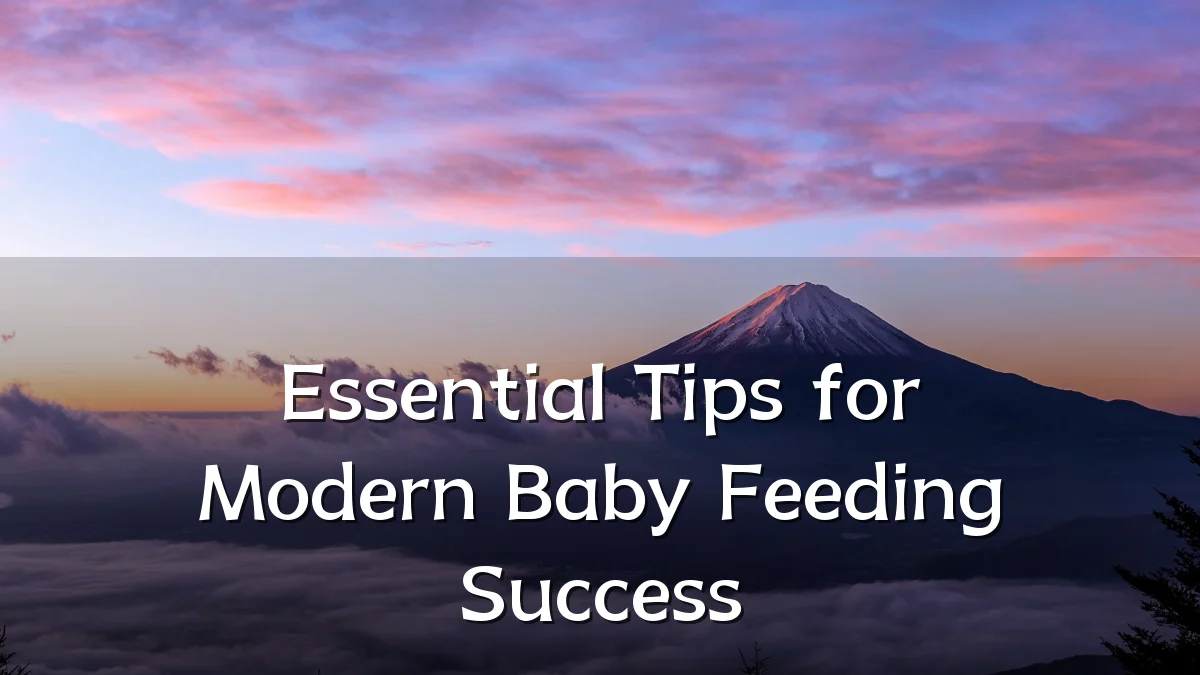 Essential Tips for Modern Baby Feeding Success