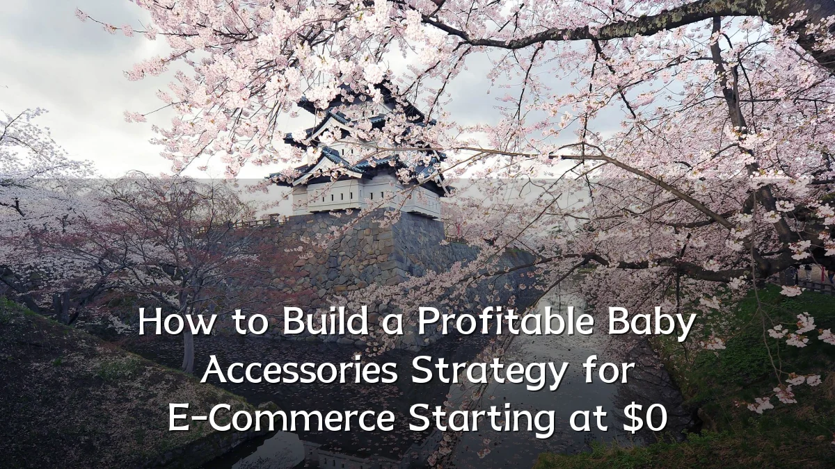 How to Build a Profitable Baby Accessories Strategy for E-Commerce Starting at $0