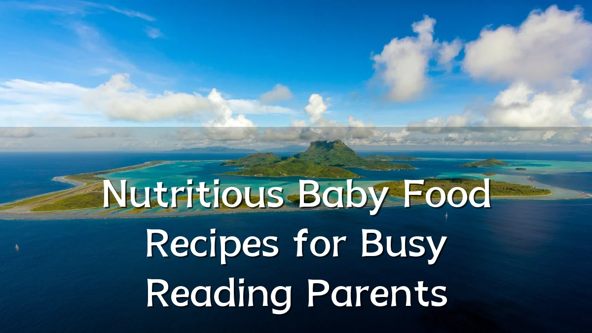 Nutritious Baby Food Recipes for Busy Reading Parents