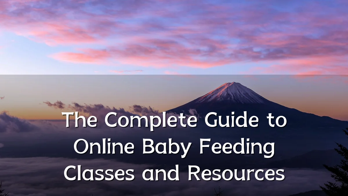 The Complete Guide to Online Baby Feeding Classes and Resources