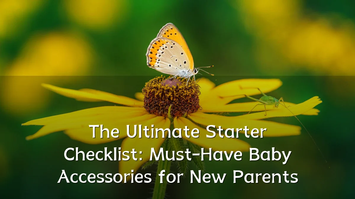 The Ultimate Starter Checklist: Must-Have Baby Accessories for New Parents