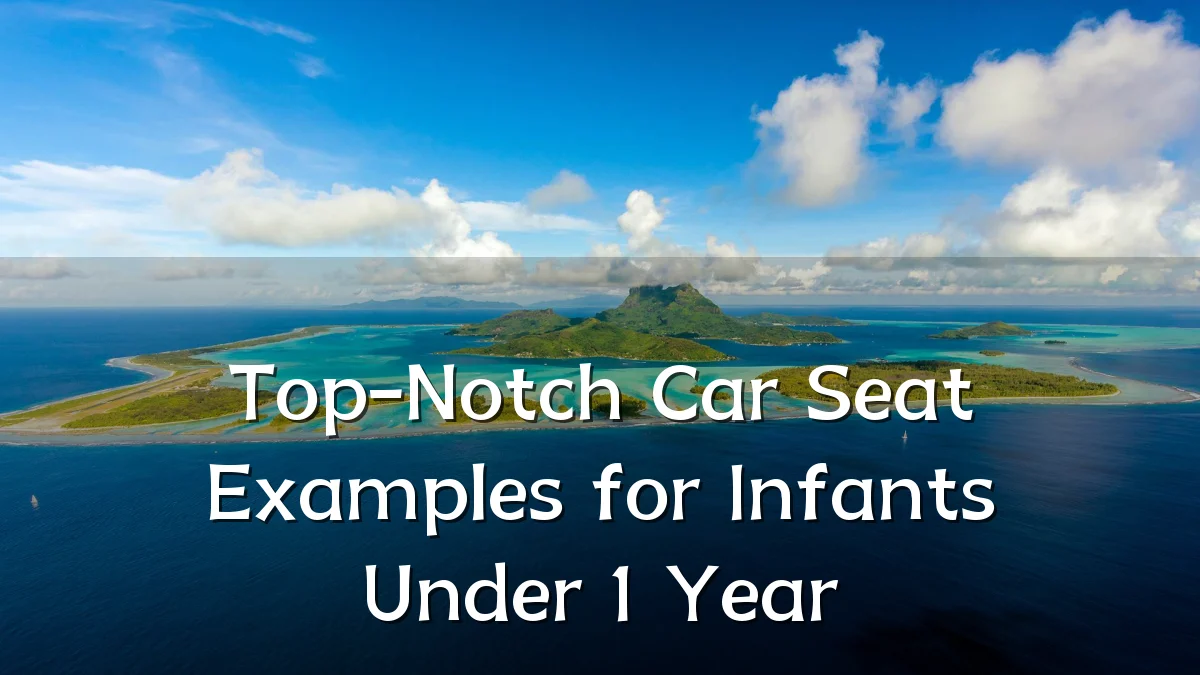 Top-Notch Car Seat Examples for Infants Under 1 Year